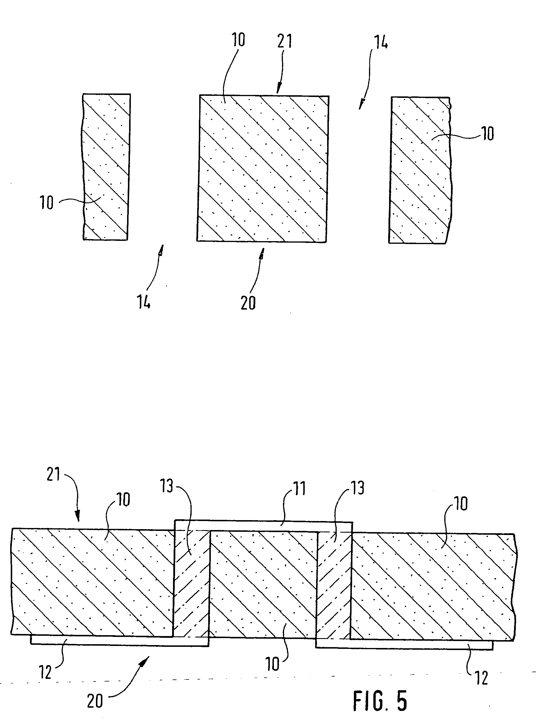 Electrical system, especially a microelectronic or microelectromechanical high frequency system