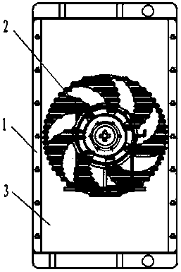 Combined fan electric control system constant temperature control device