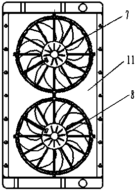 Combined fan electric control system constant temperature control device