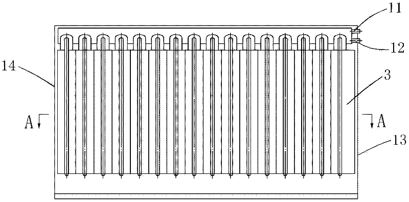 Pipe sheet focusing solar heat pipe collector