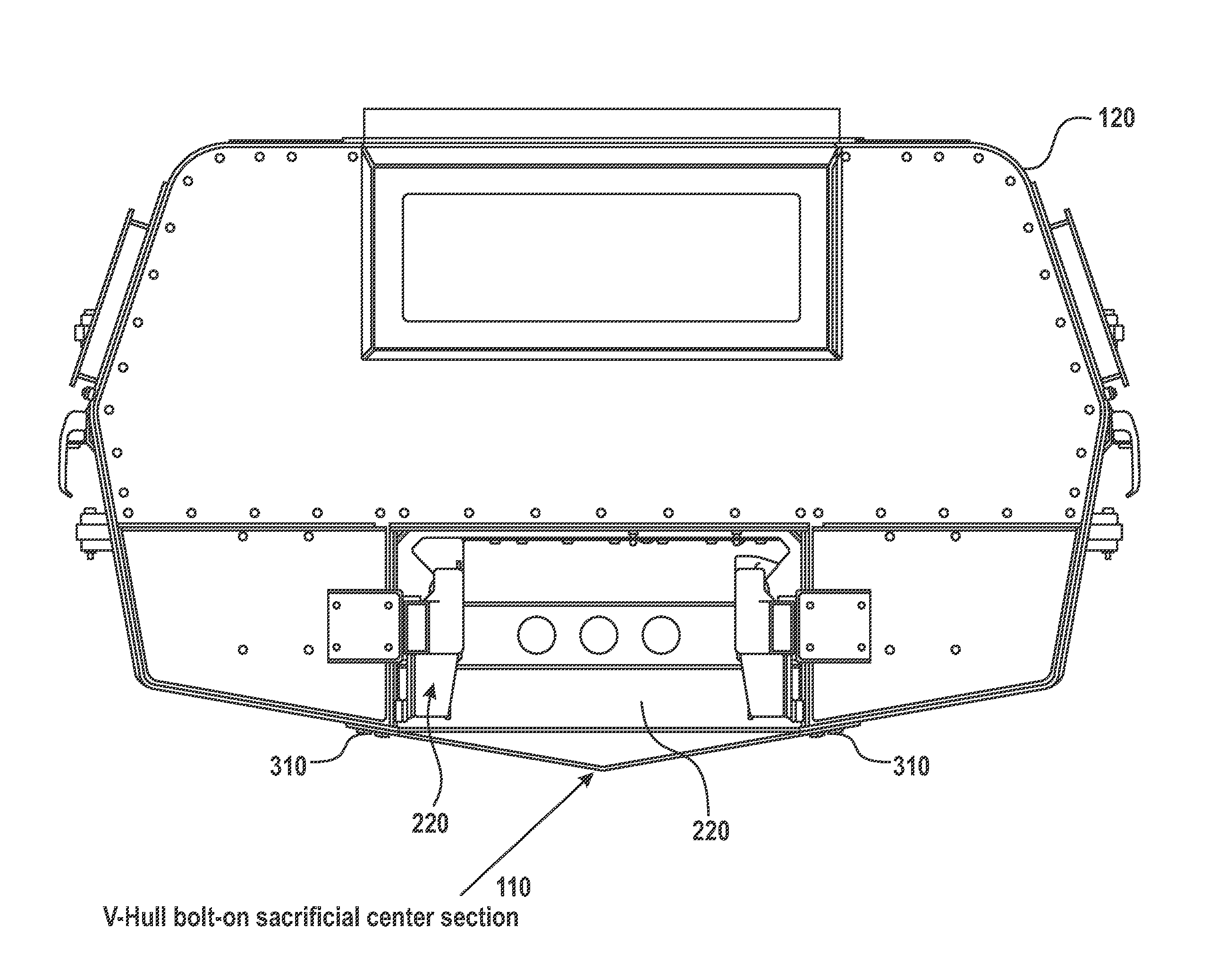 Cabin for a Humvee vehicle