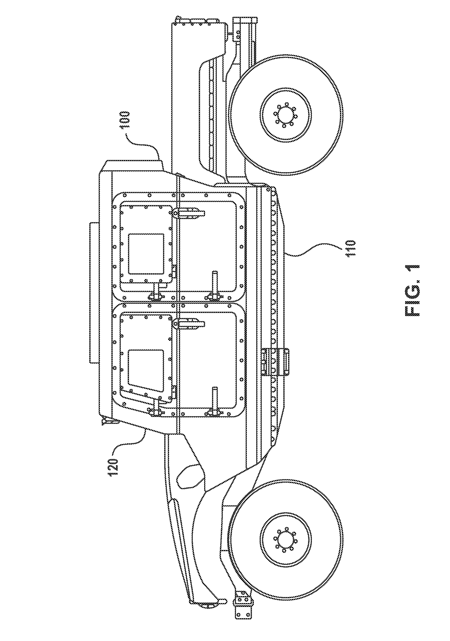 Cabin for a Humvee vehicle