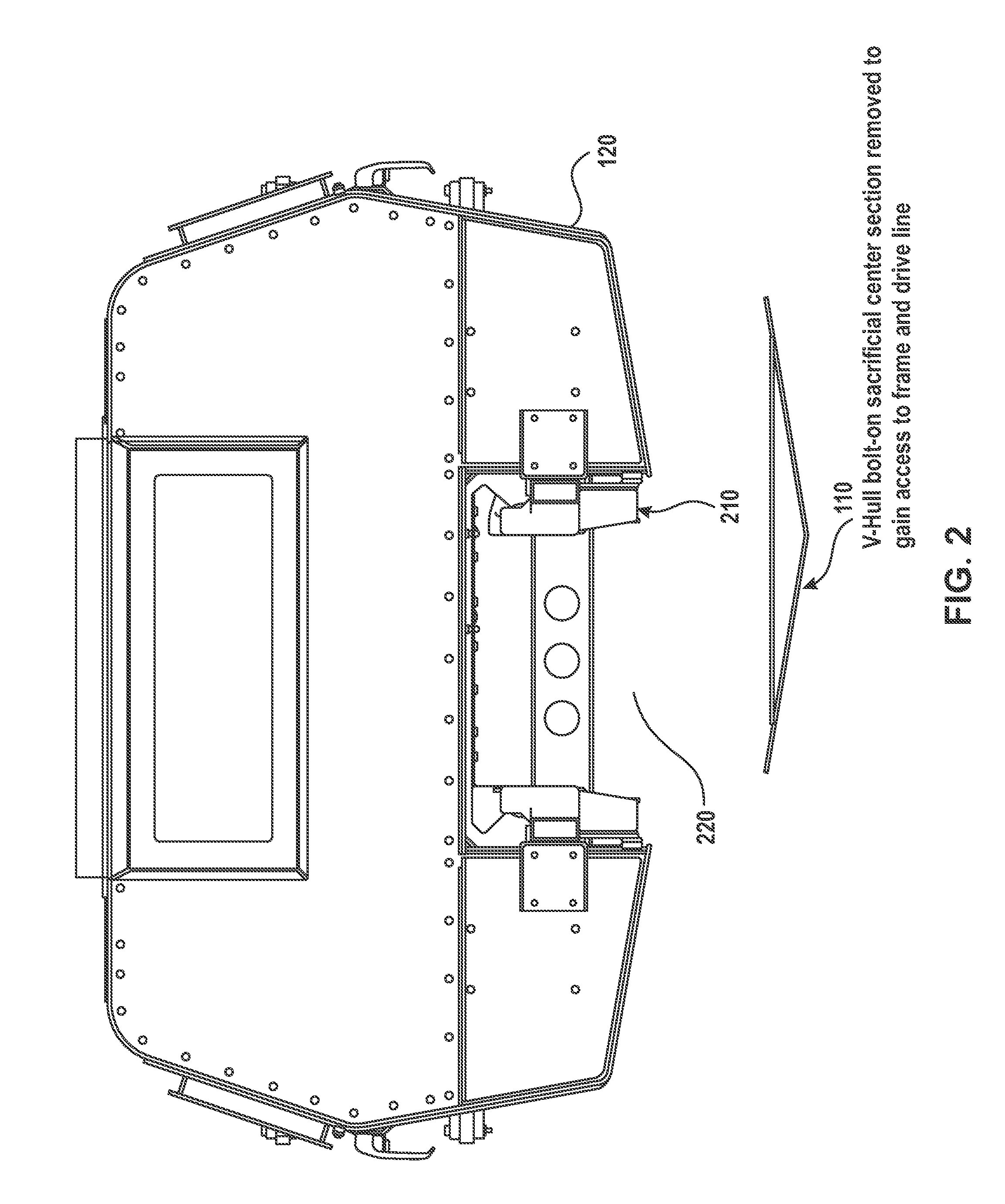 Cabin for a Humvee vehicle