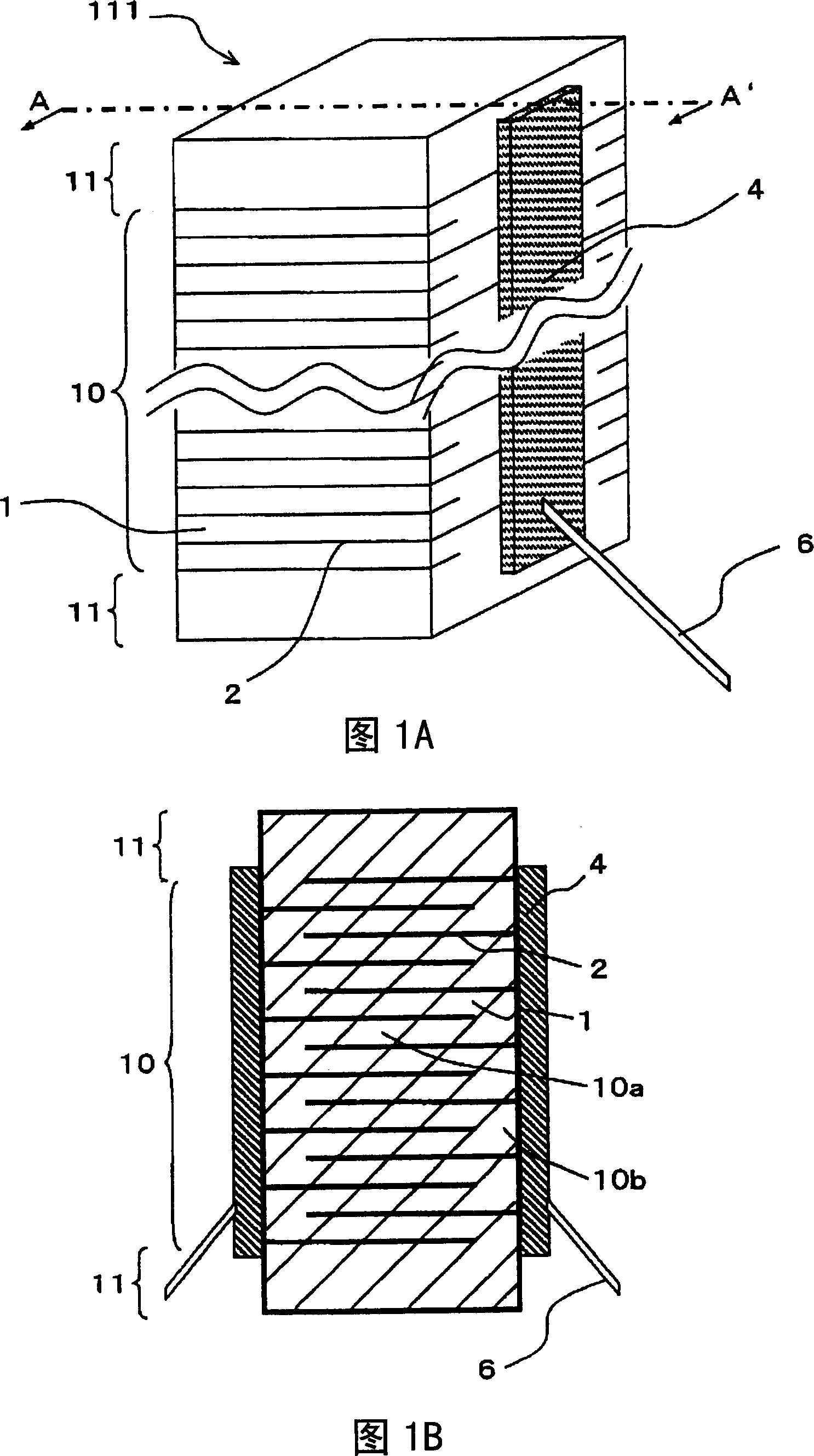 Multilayer electronic component and injection system using same