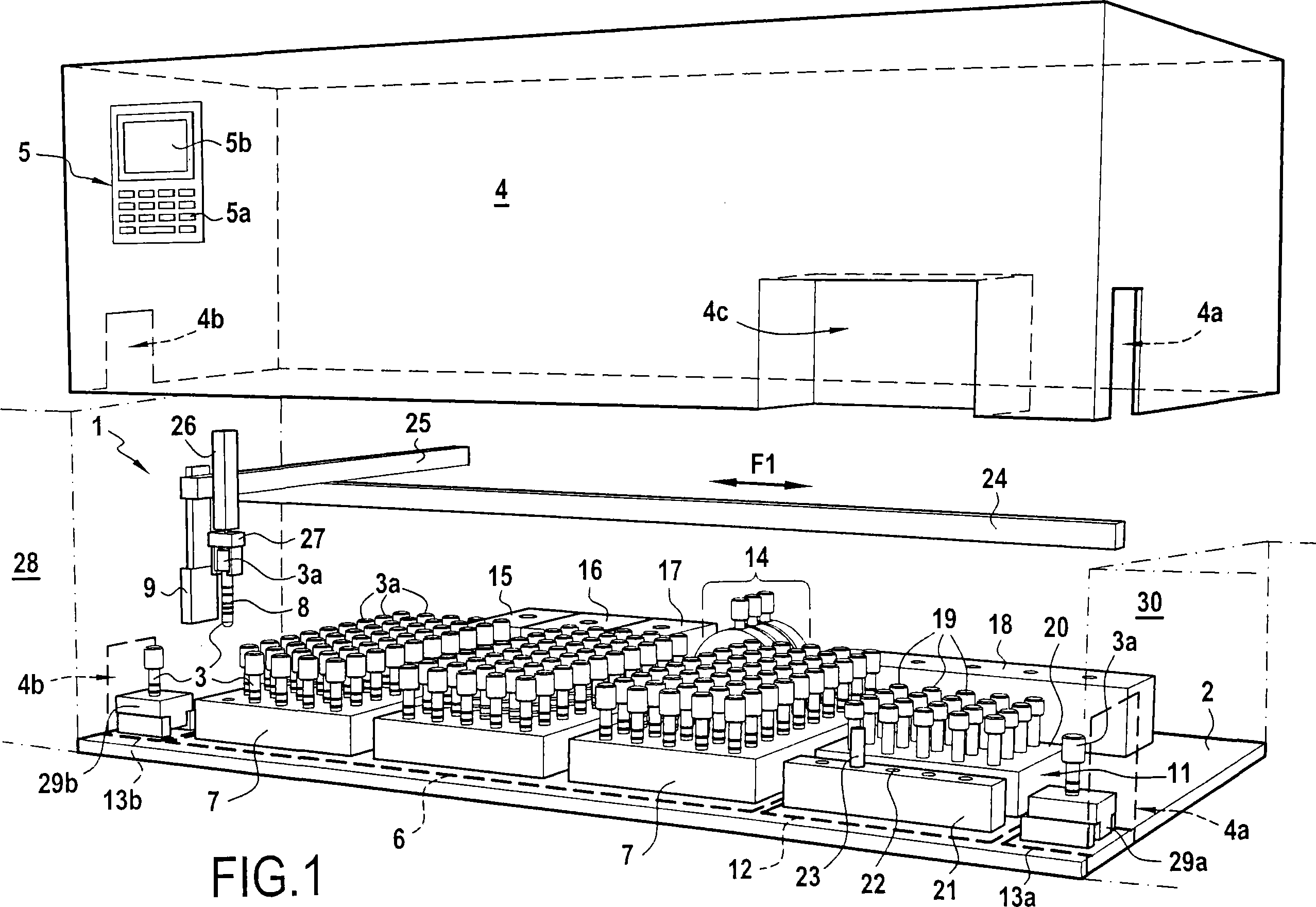 Automated method for preparing whole blood sample analysis and automated device therefor