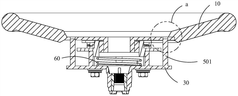 Steering wheel and vehicle with same