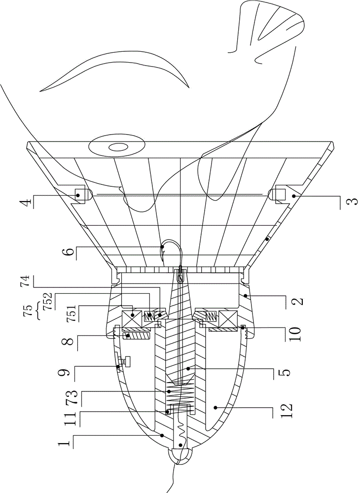 Fishing tool and fishing pole thereof