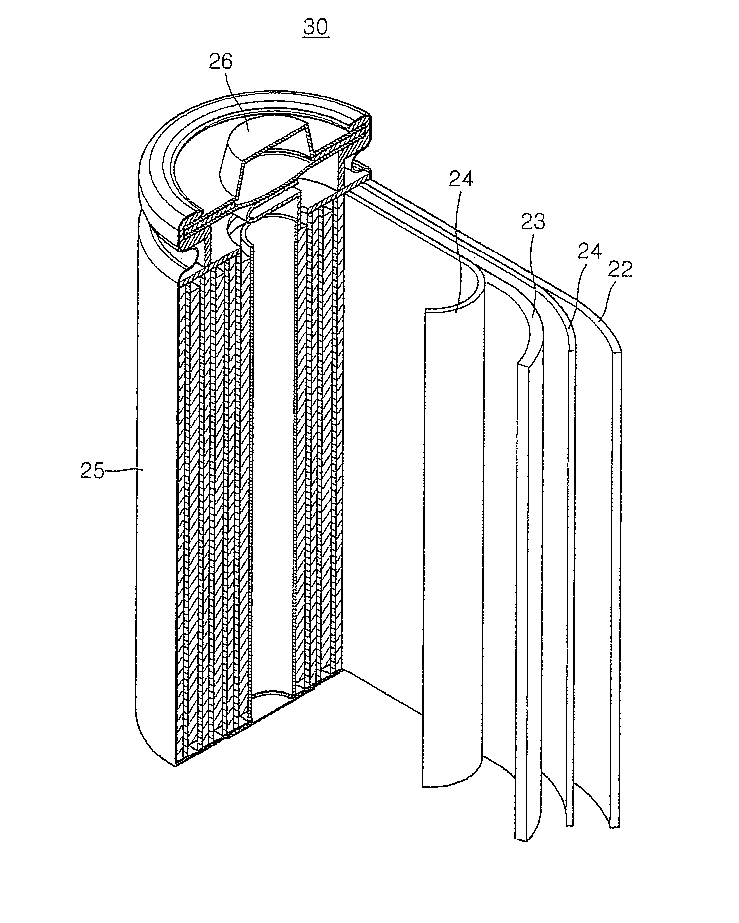 Cathode and lithium battery using the same