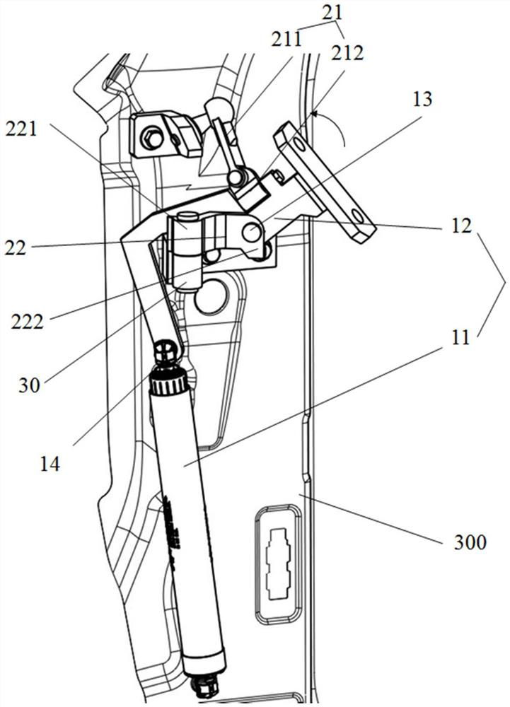 Scissor door hinge and vehicle