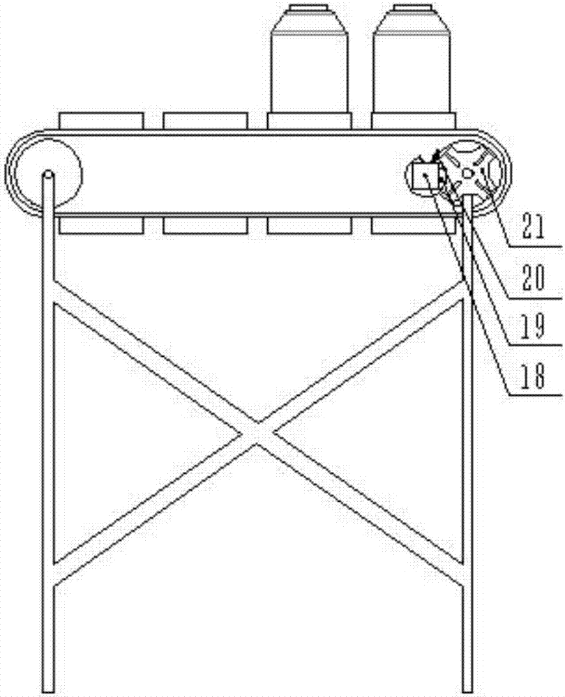 Infusion bottle automatic changing device