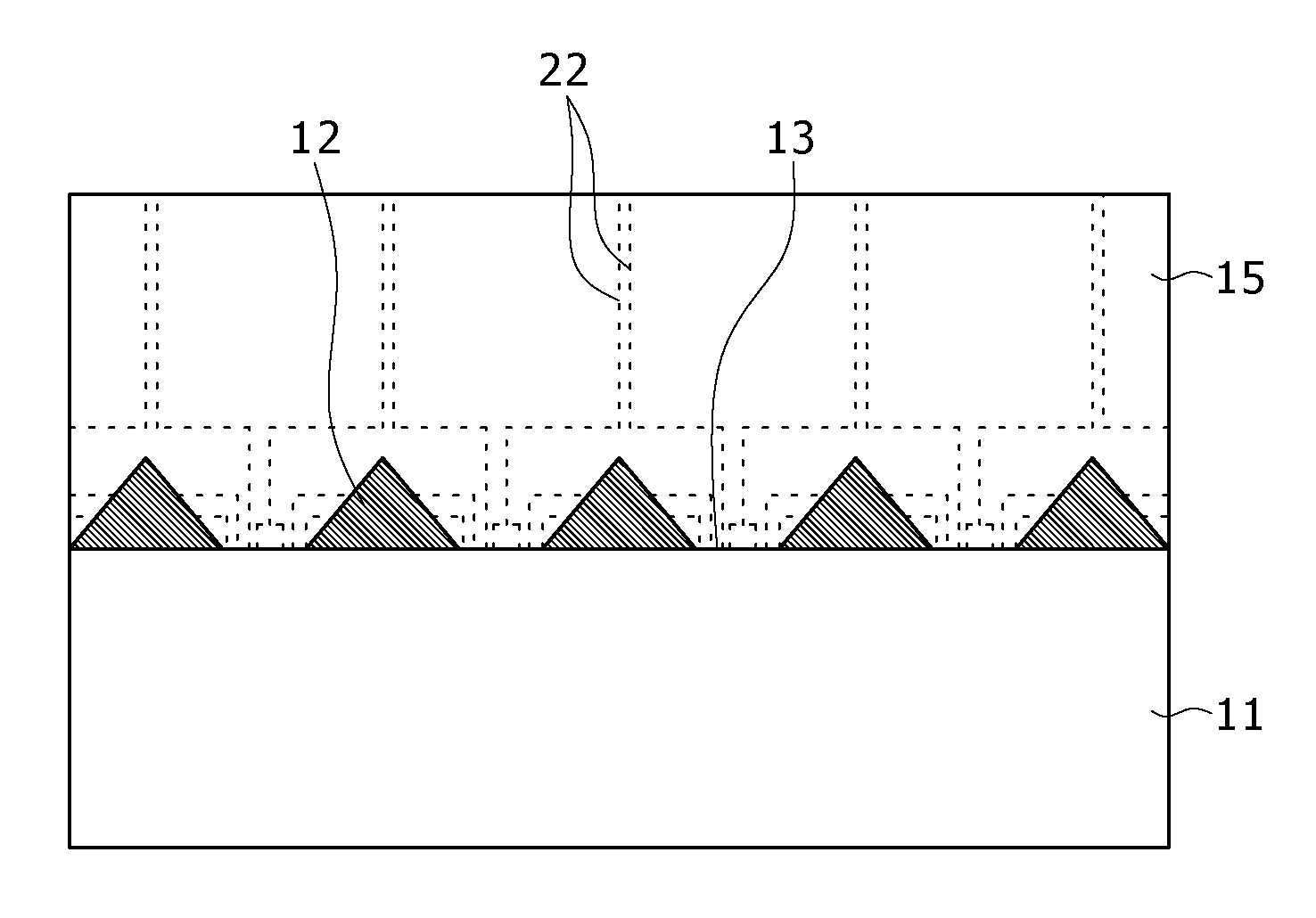 Light-emitting diode and method for manufacturing same, integrated light-emitting diode and method for manufacturing same, method for growing a nitride-based iii-v group compound semiconductor, substrate for growing a nitride-based iii-v group compound semiconductor, light source cell unit, light-emitting diode backlight, light-emitting diode illuminating device, light-emitting diode display and electronic instrument, electronic device and method for manufacturing the same