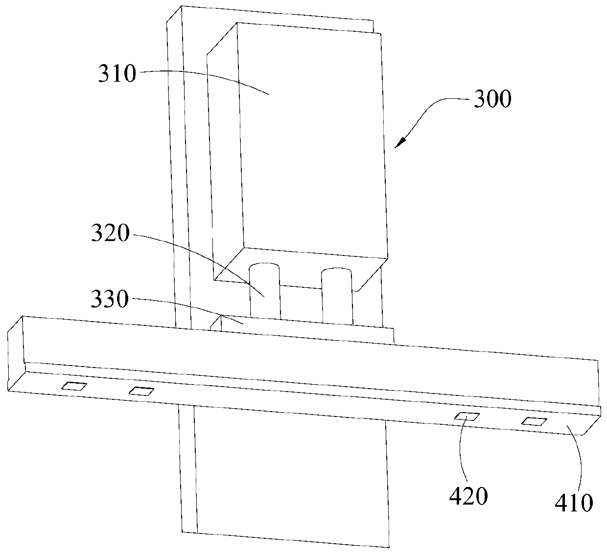 Reverse connection prevention detecting device for lithium ion battery positive and negative electrode lugs