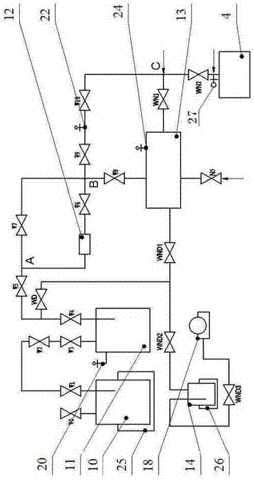 Dosing system for gaseous materials