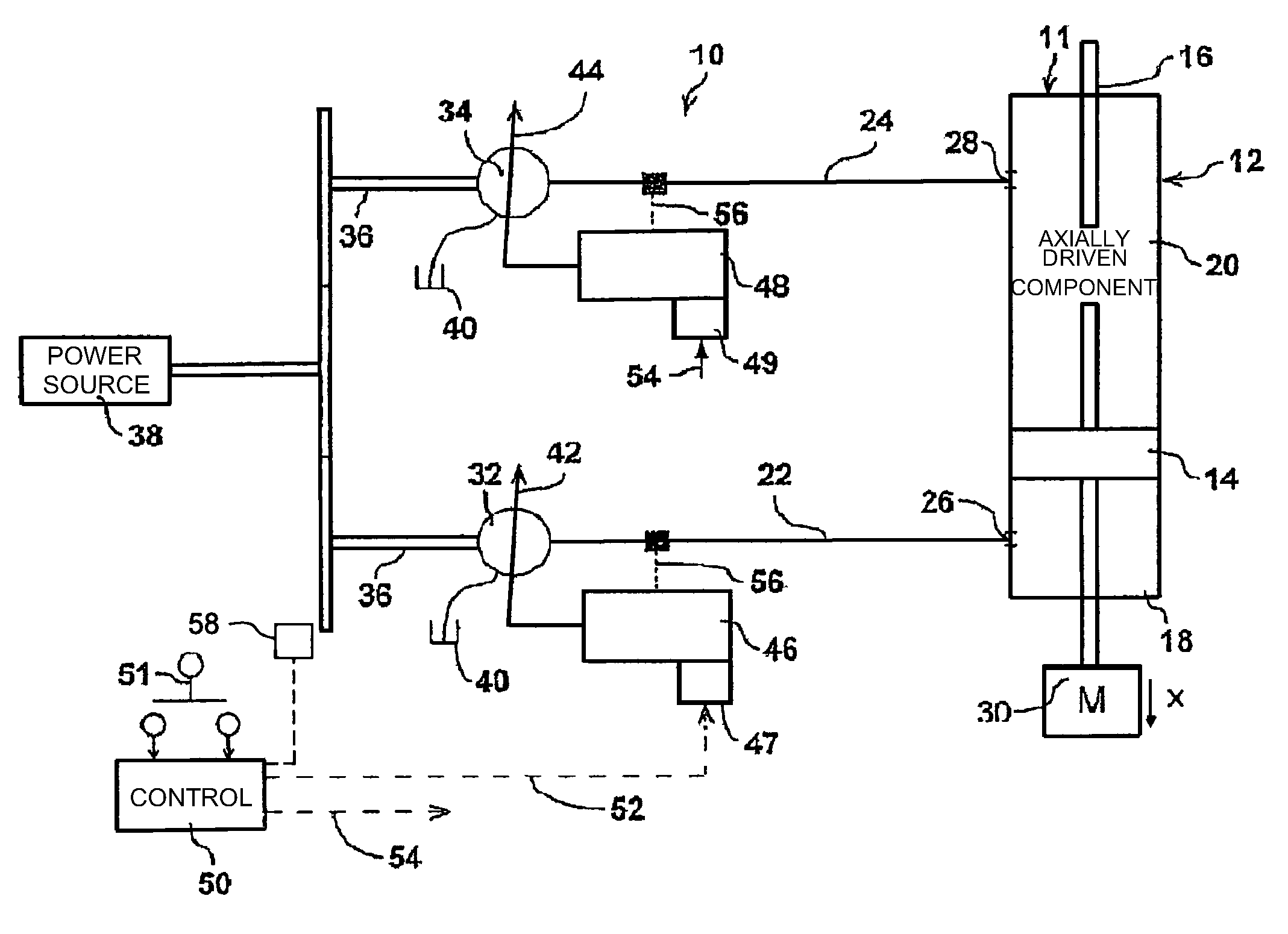 Engine augmentation of hydraulic control system