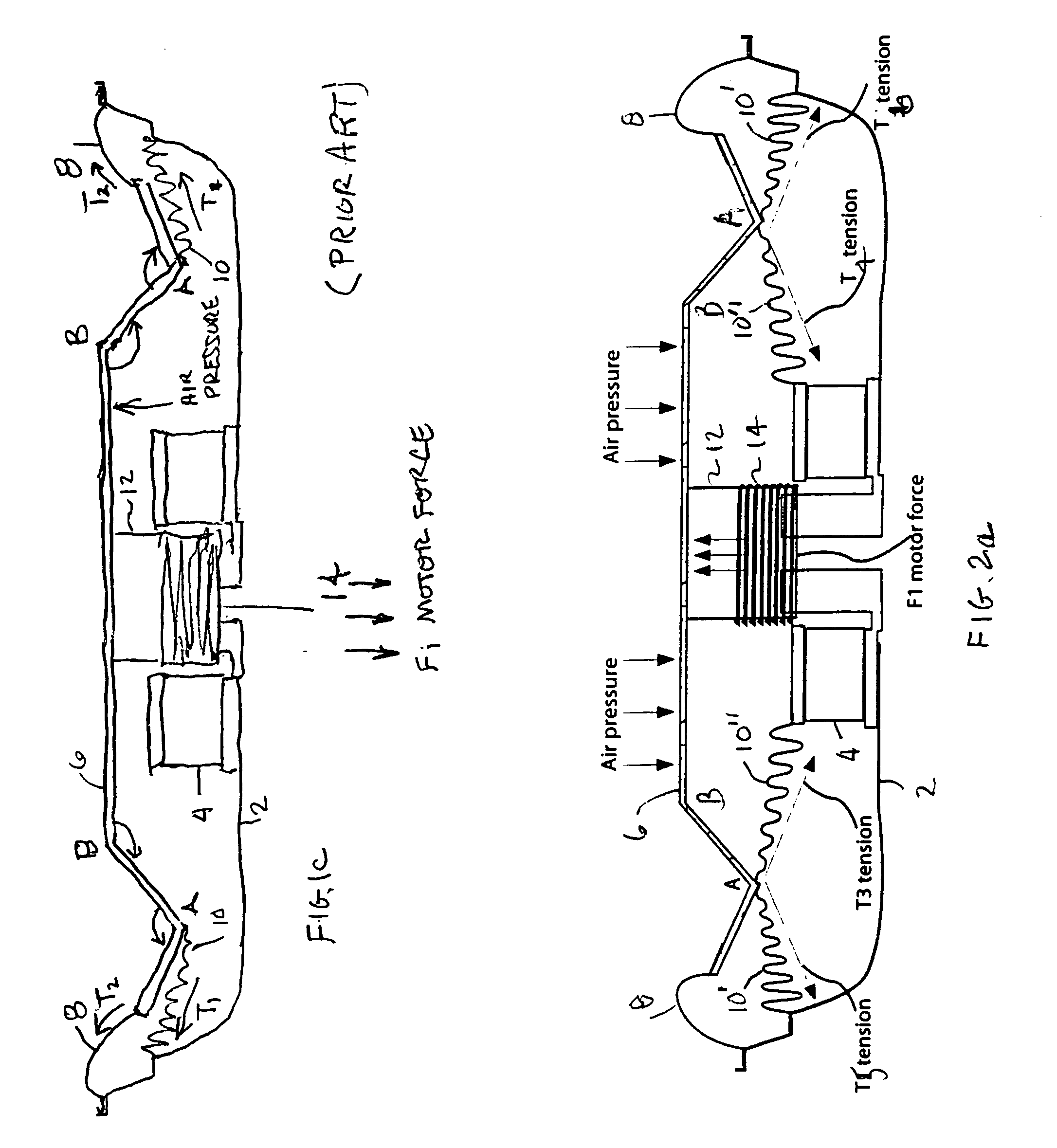 Audio radiator with radiator flexure minimization and voice coil elastic anti-wobble members