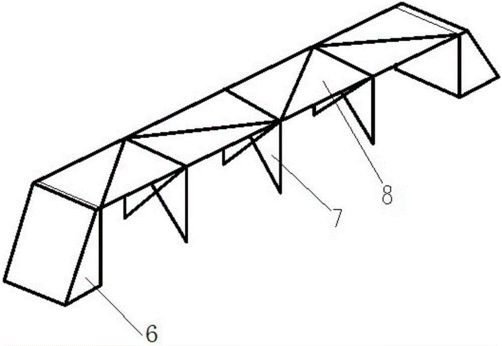 Stretch-draw forming composite structure arch bridge and building method thereof