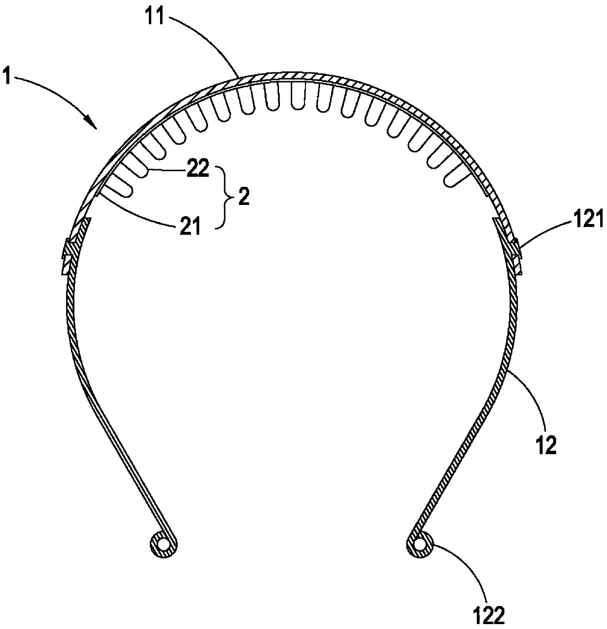 Head massage device