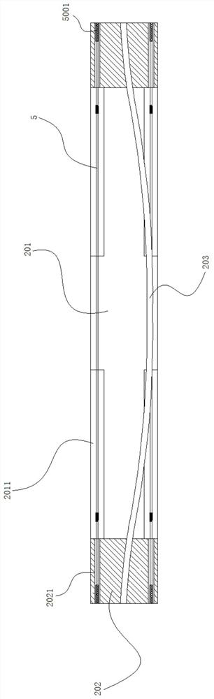 Large-span prestressed concrete assembly type frame connecting joint and construction method