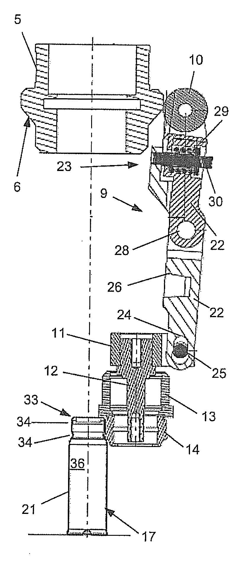 Shaping tool having a rotatable base member