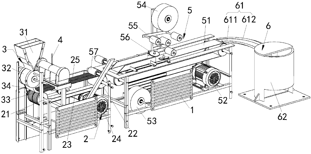 Firecracker knitting and packaging equipment