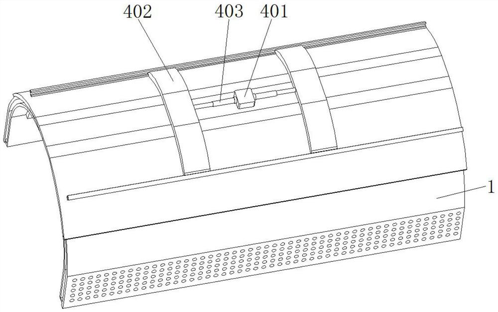 Agricultural greenhouse with snow pressure prevention and wind resistance functions