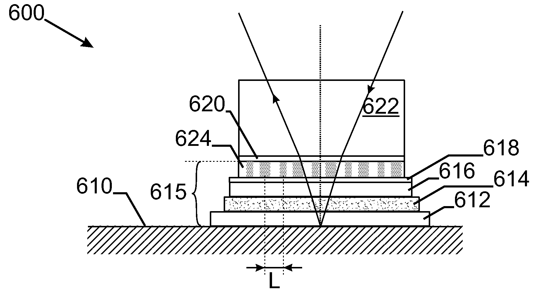 Light weight electrochromic mirror stack