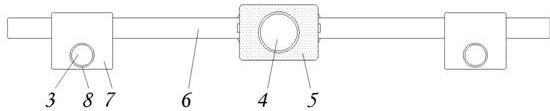 A secondary support device for bridge supports with a wide application range of conflicting support type