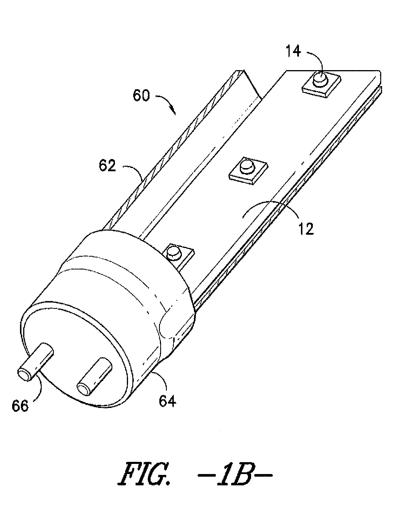 Card edge LED strip connector and LED assembly