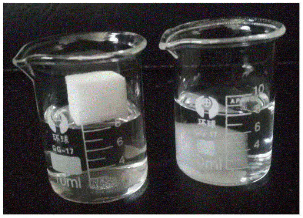 Modification method of oleophylic and hydrophobic nano-sponge