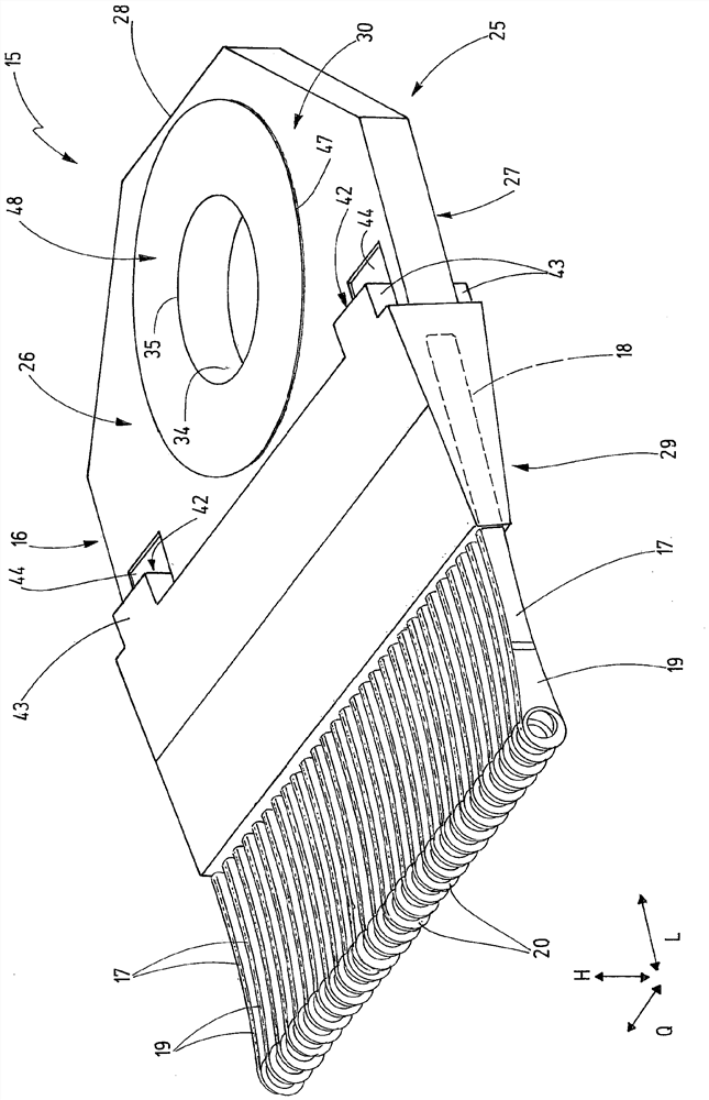 Textile tool module and textile machine with textile tool module