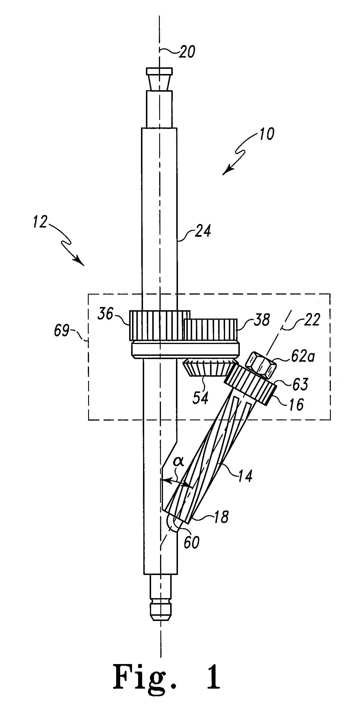 Minimally invasive bone miller apparatus