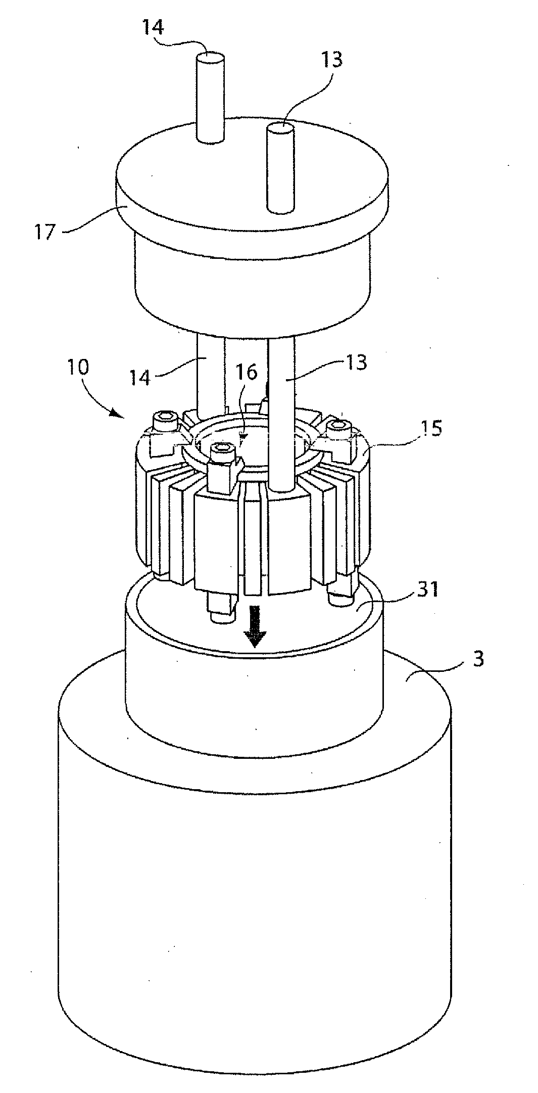 Method and system for acoustically treating material