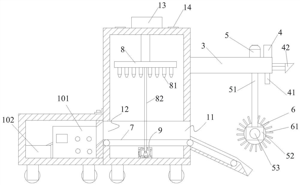 A kind of environment-friendly electrical equipment for factory and using method thereof