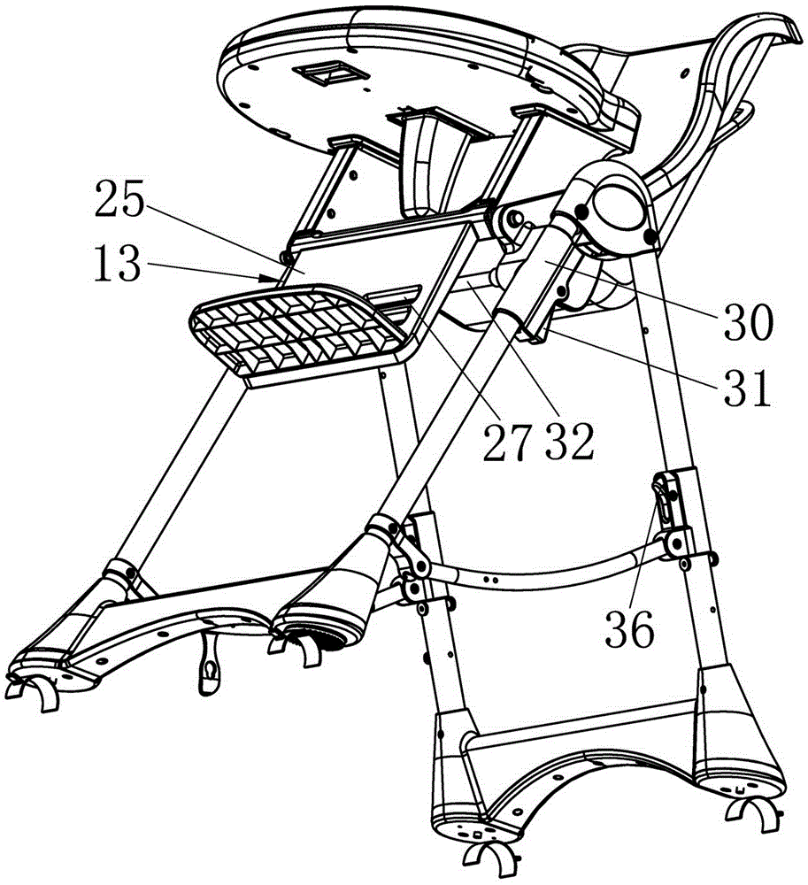 A kind of children's dining chair