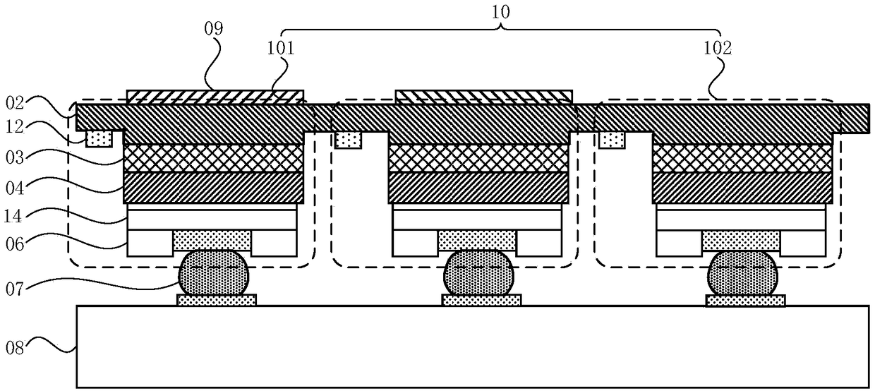 Micro-LED display panel and manufacturing method thereof