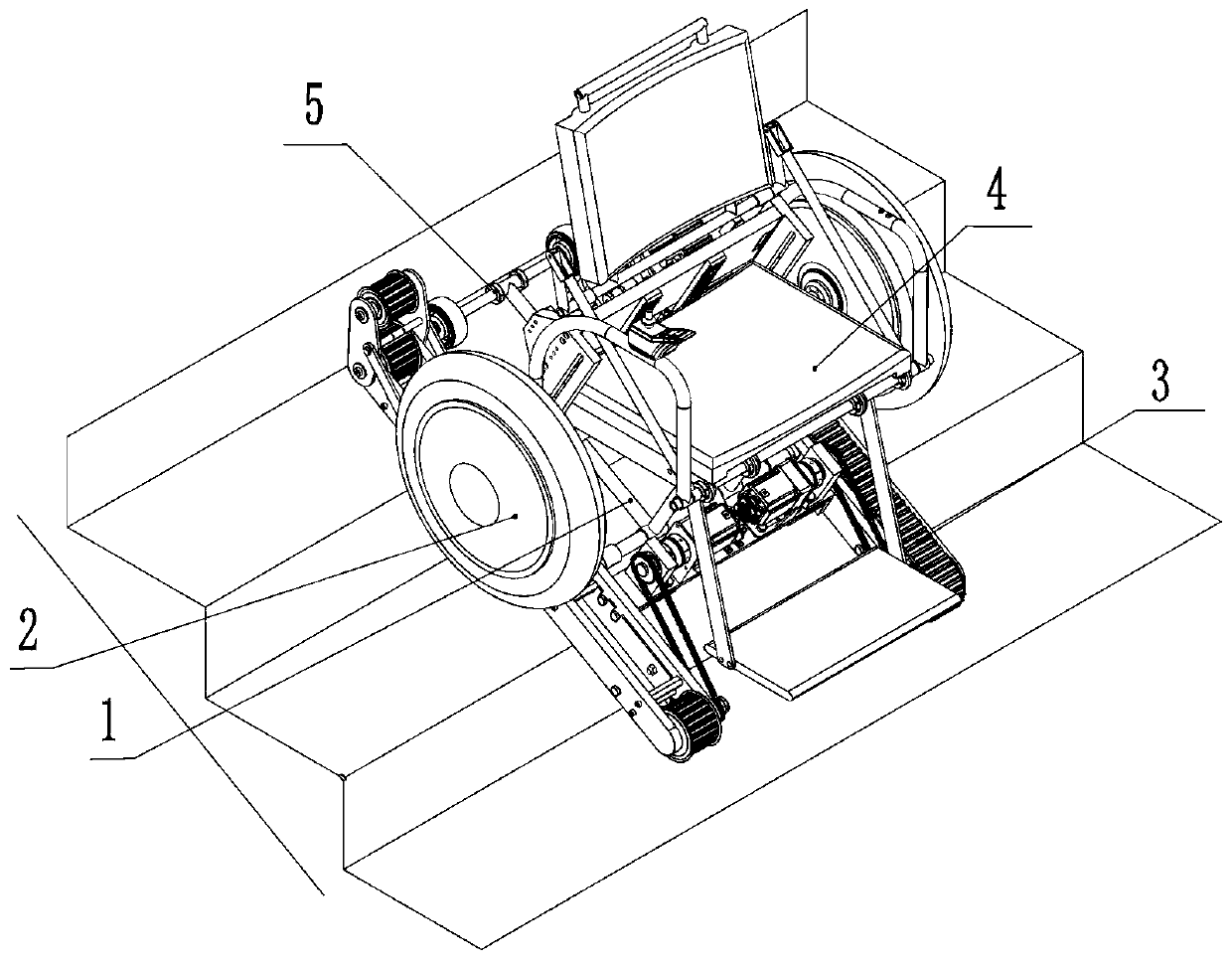 Compound self-balancing electrically powered wheelchair and using method thereof