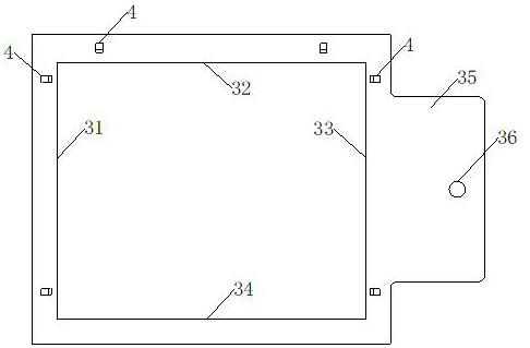 A punching method for air conditioner rear cover