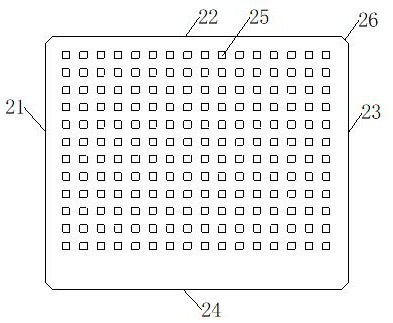 A punching method for air conditioner rear cover