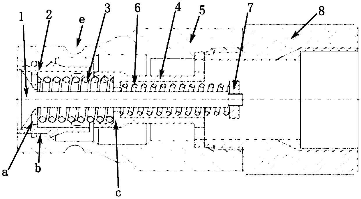 A quick connector with limited pressure function