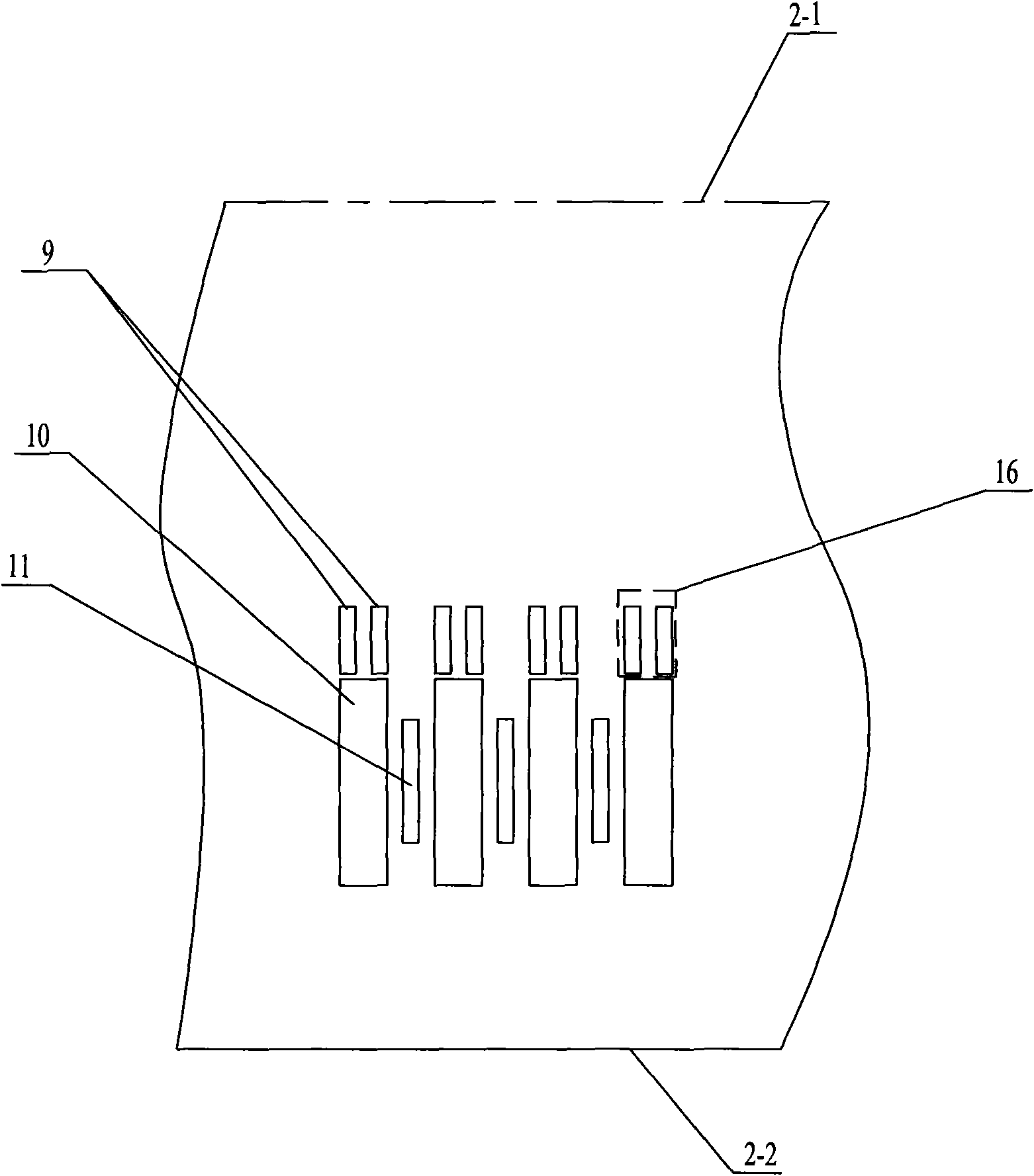 Method for arch single-stage injection fractional combustion and W flame boiler for realizing method