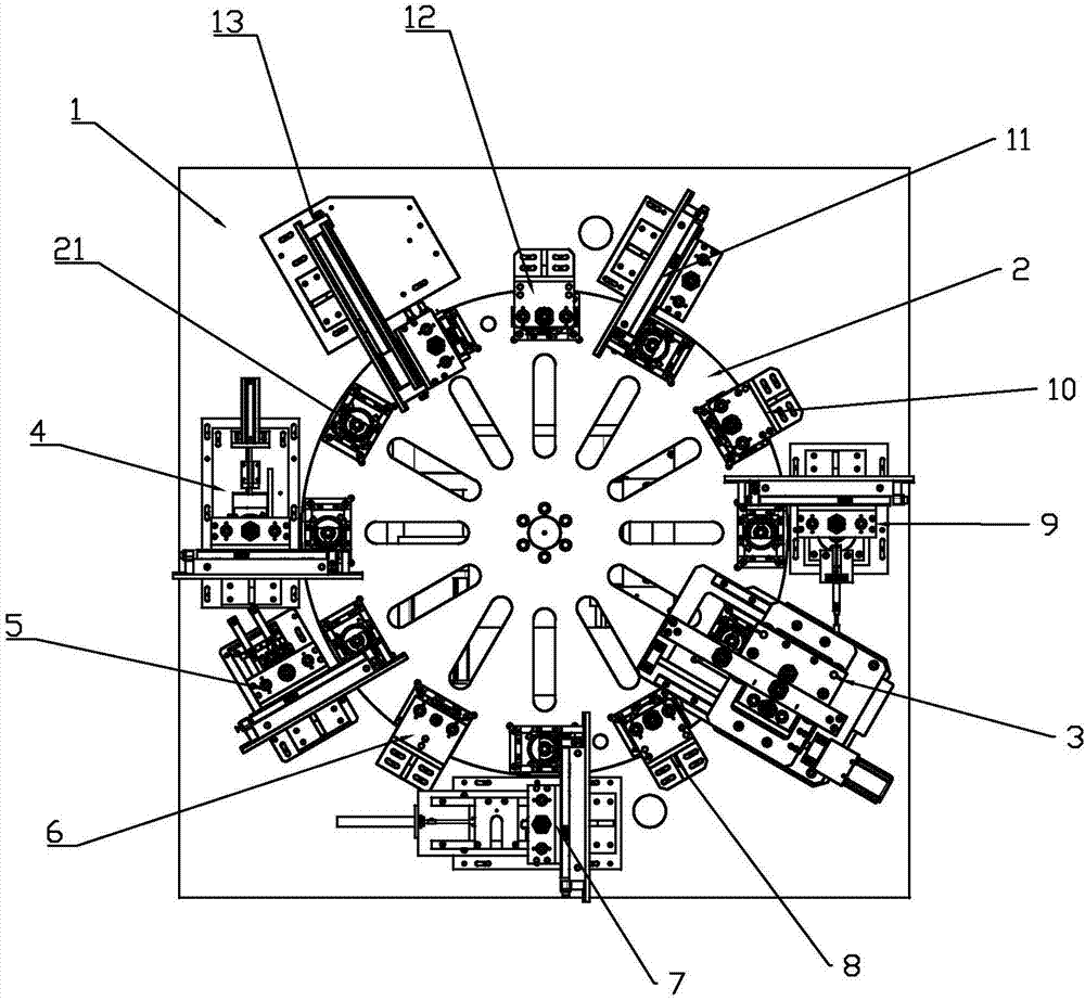 Assembly machine for draining pump valve body