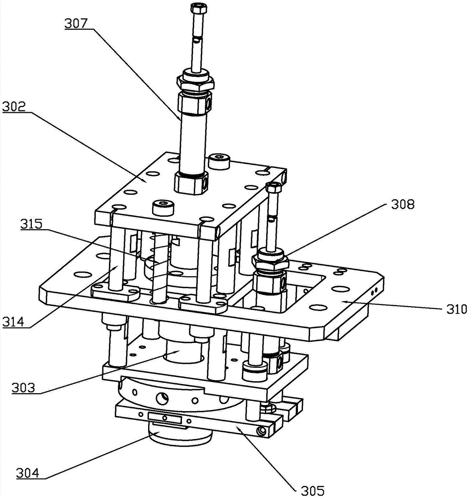 Assembly machine for draining pump valve body