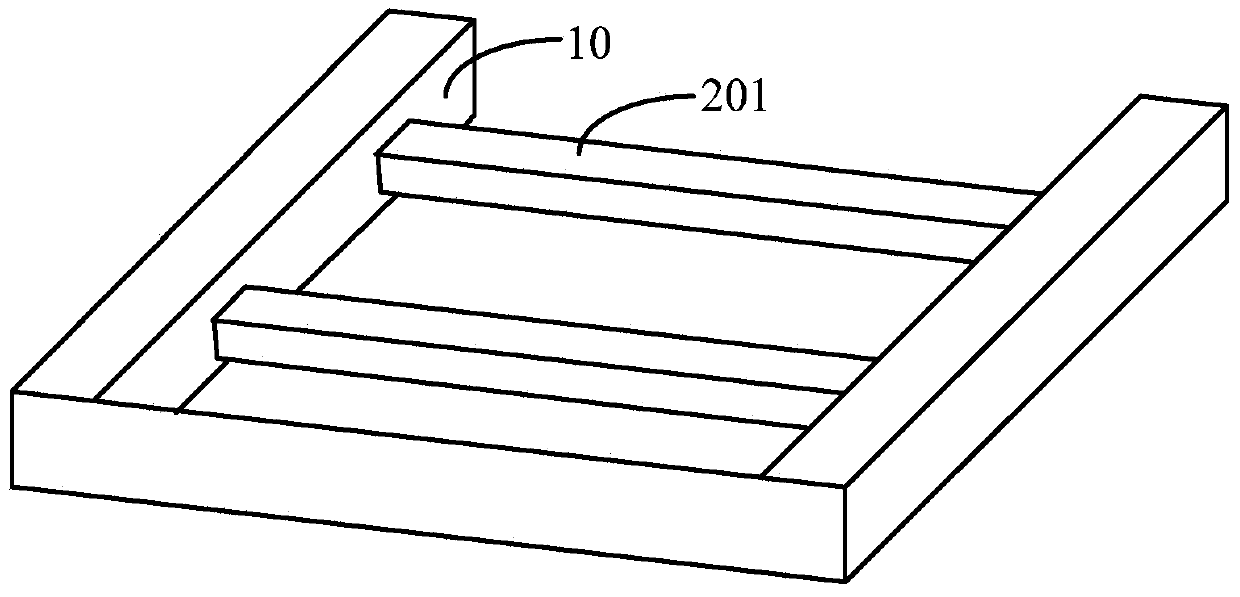 Platform formwork structure and construction method thereof