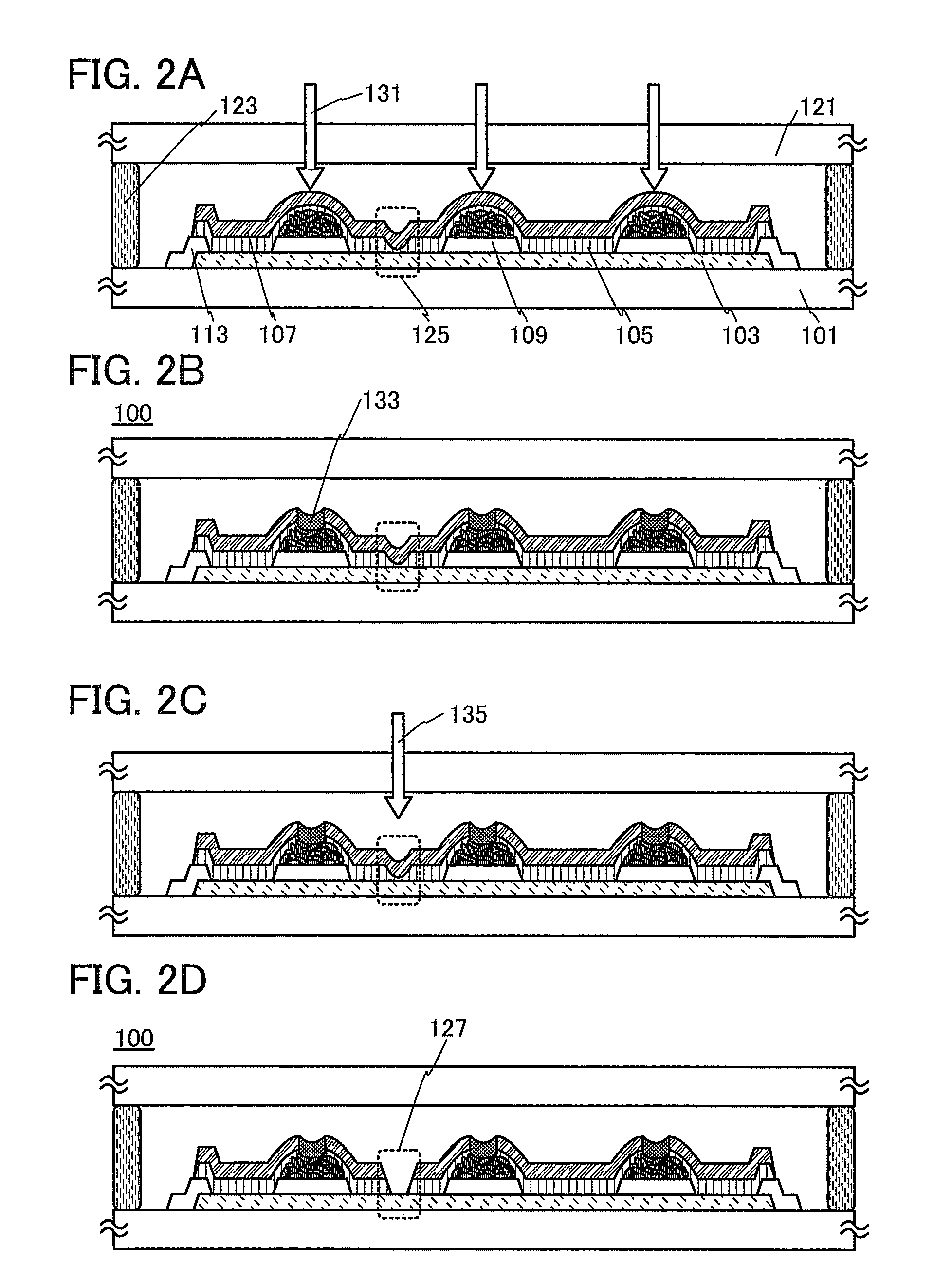 Electroluminescent device and method of manufacturing thereof