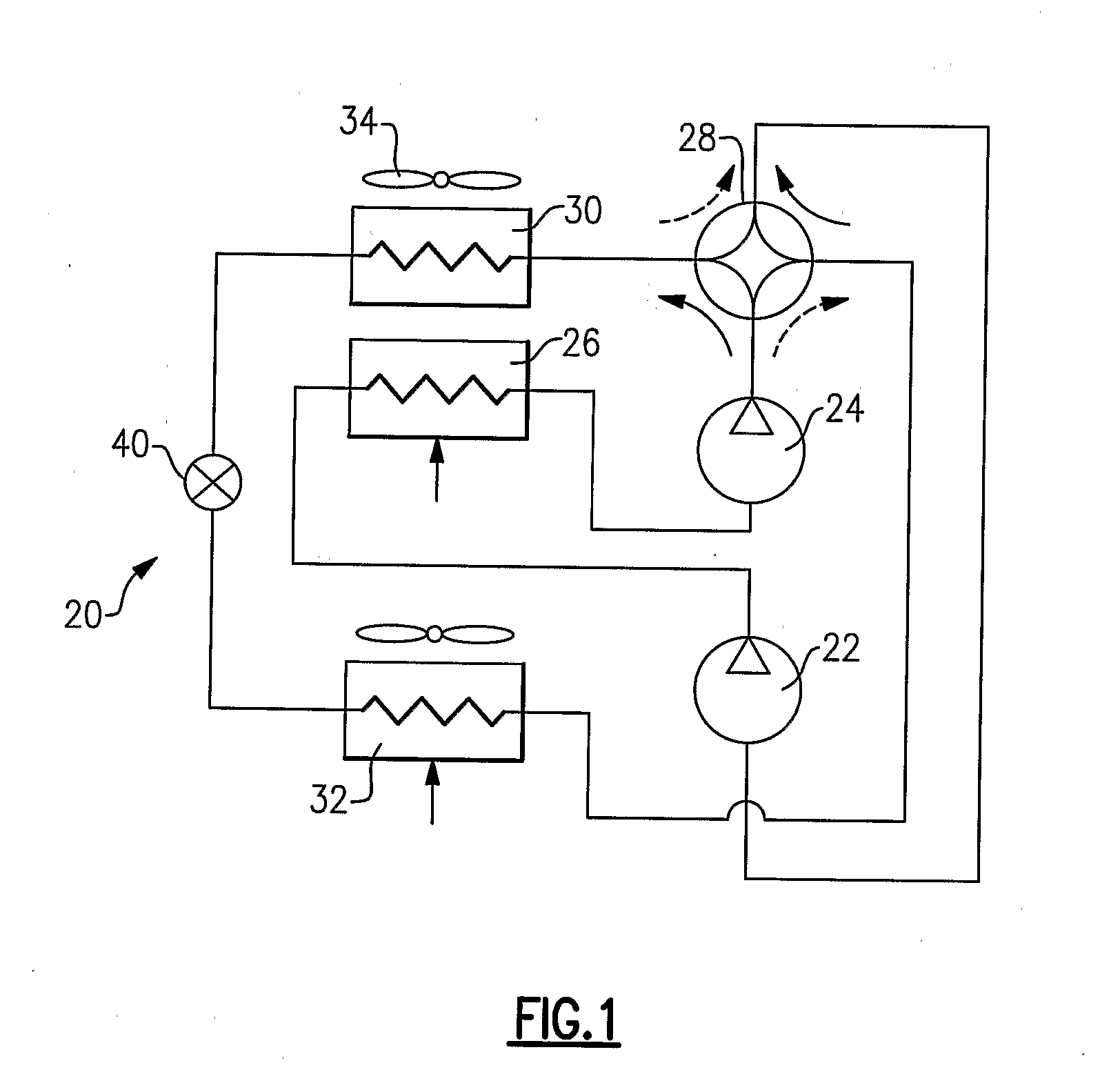 Heat pump with intercooler