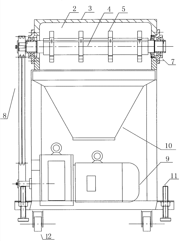 Energy-saving self-traction strand pelletizer for plastic extruder