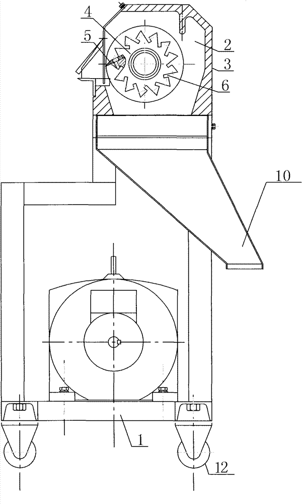 Energy-saving self-traction strand pelletizer for plastic extruder