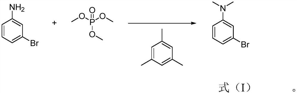 Preparation method of 3-bromo-N, N-dimethylaniline