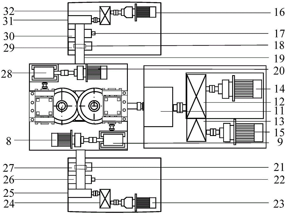 Metal ultra-thin strip rolling mill with selectable driving modes and rolling method thereof