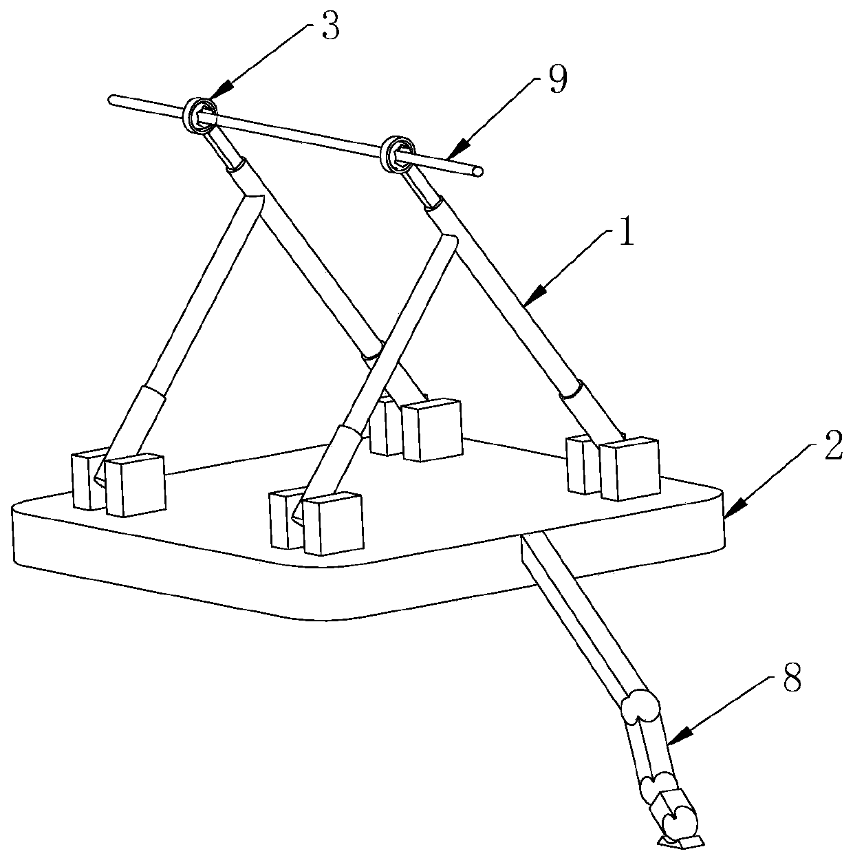 Dynamic adjusting device, dynamic adjusting system and using method of system